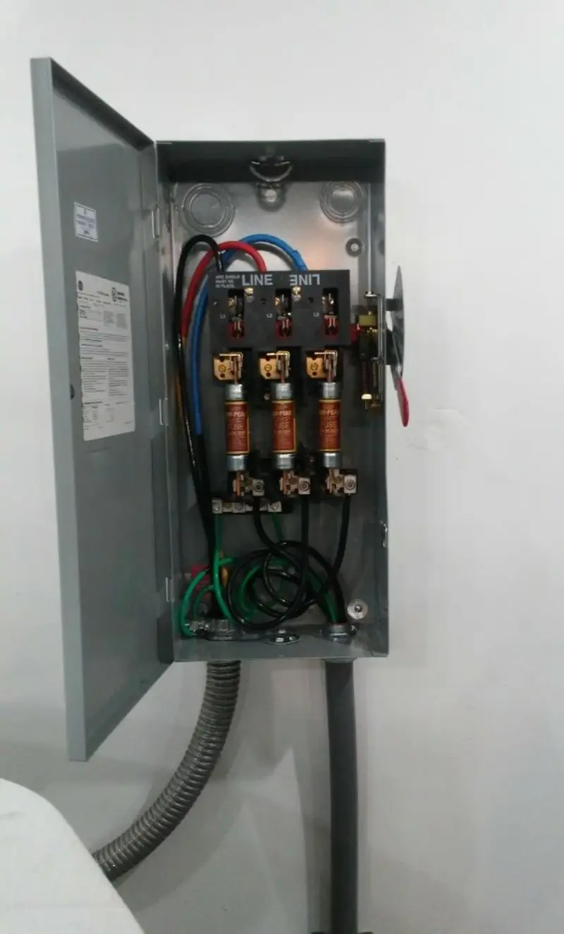 Three-phase disconnect switch installed for Electrical Wiring & Rewiring in Worland